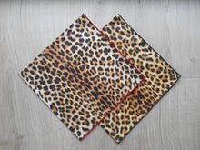 Load image into Gallery viewer, Extra Large Cotton Handkerchief - Toddlers Scarf - Leopard