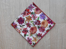 Load image into Gallery viewer, Floral Letters Liberty Handkerchief