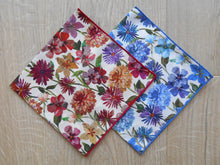 Load image into Gallery viewer, Floral Letters Liberty Handkerchief