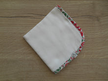 Load image into Gallery viewer, Liberty Edged Muslin Burp Cloths - D'anjo
