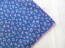 Load image into Gallery viewer, Buds on Navy Liberty Headscarves