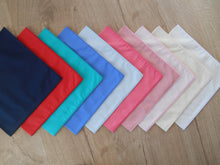 Load image into Gallery viewer, Extra Large Liberty Handkerchief - Neckerchief/Toddlers Scarf - Plain Coloured