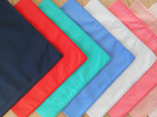Load image into Gallery viewer, Extra Large Liberty Handkerchief - Neckerchief/Toddlers Scarf - Plain Coloured