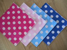 Load image into Gallery viewer, Extra Large Cotton Handkerchief - Toddlers Scarf - Big Spots