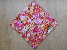 Load image into Gallery viewer, Red Flower Headscarves/Bandannas