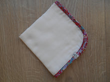 Load image into Gallery viewer, Liberty Edged Muslin Burp Cloths - Strawberry Thief