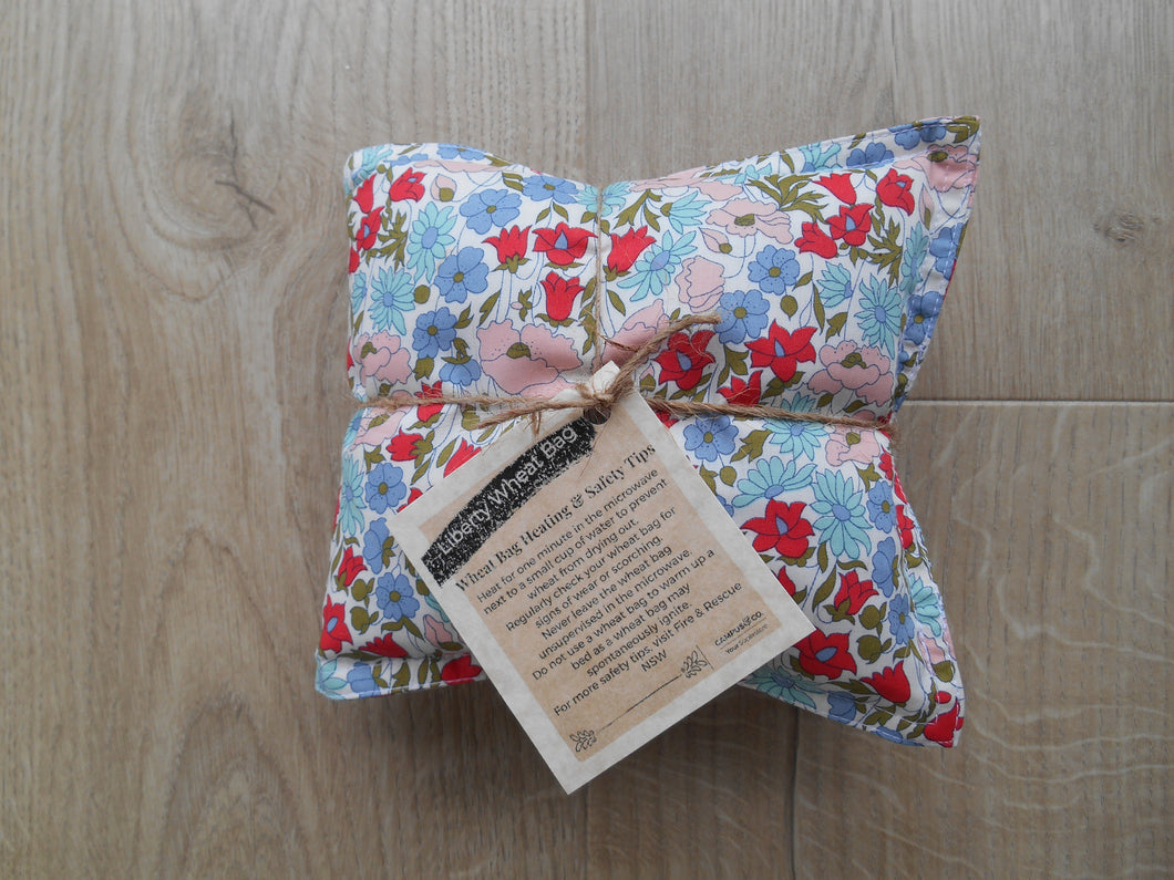 Liberty Fabric Wheat Bag - Poppy & Daisy