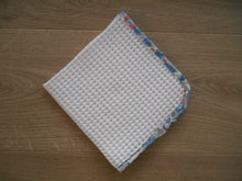 Load image into Gallery viewer, Betsy Liberty Edged Organic Waffle Burp Cloths
