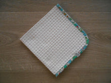 Load image into Gallery viewer, Betsy Liberty Edged Organic Waffle Burp Cloths
