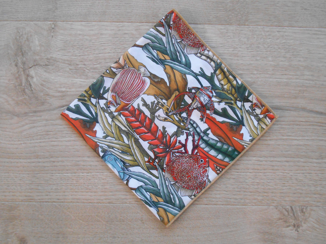 The Aquatic Garden Liberty Handkerchief