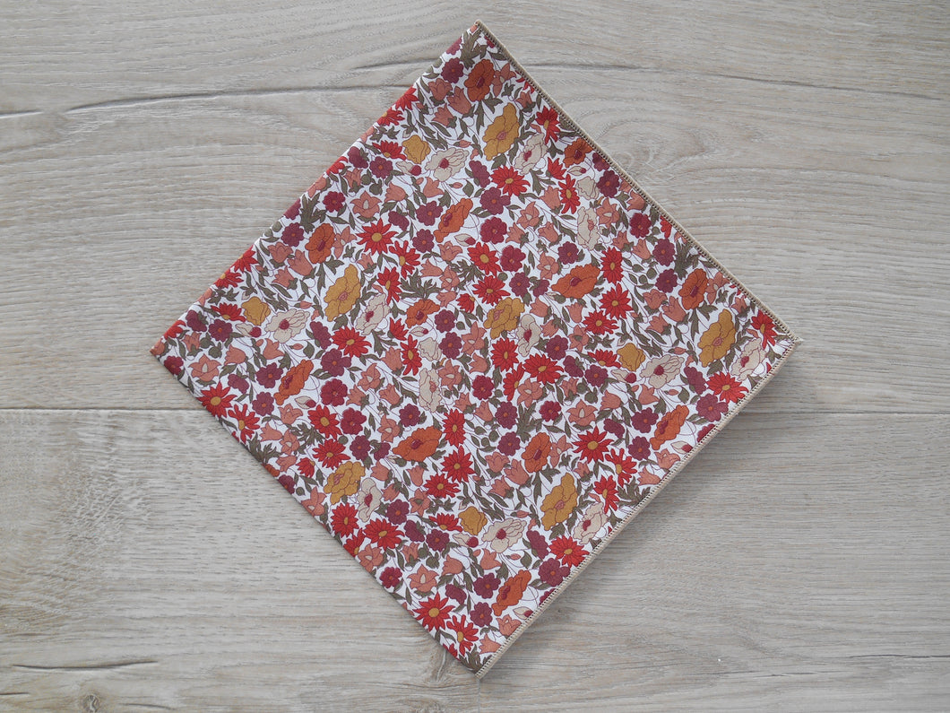 Poppy Forest Liberty Handkerchief