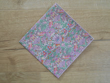 Load image into Gallery viewer, Strawberry Thief Spring Liberty Handkerchief
