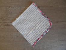 Load image into Gallery viewer, Wiltshire Liberty Edged Organic Waffle Burp Cloth
