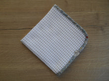 Load image into Gallery viewer, Junes Meadow Liberty Edged Organic Waffle Burp Cloth
