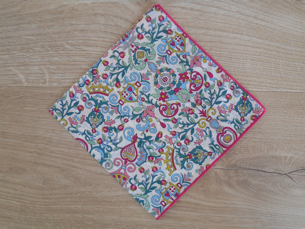 Queen of Hearts Liberty Handkerchief