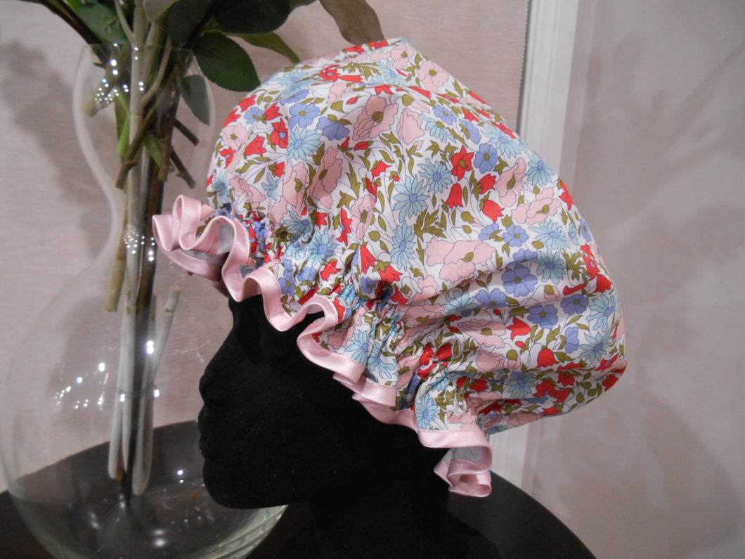 Liberty Fabric Shower Cap - Poppy & Daisy