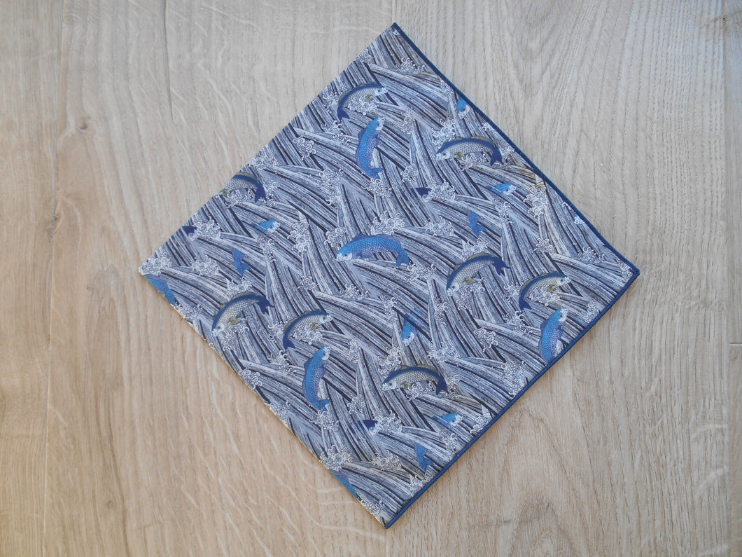 Large Liberty Handkerchief - Shiomi Fish