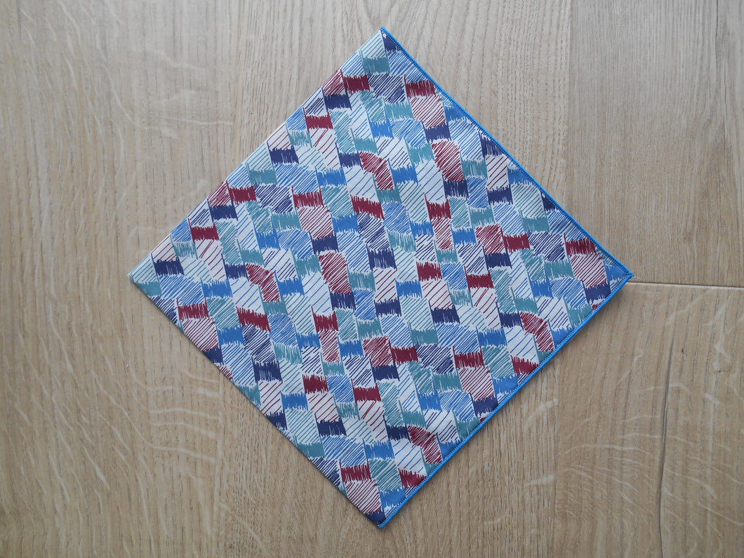 Large Liberty Handkerchief - Crayon Check