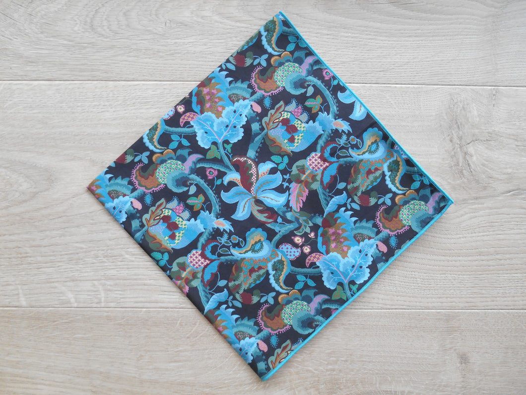 Extra Large Liberty Handkerchief - Neckerchief/Toddlers Scarf - French Brocade